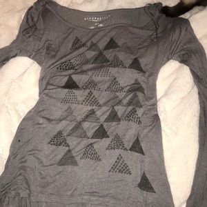 Open back long sleeve